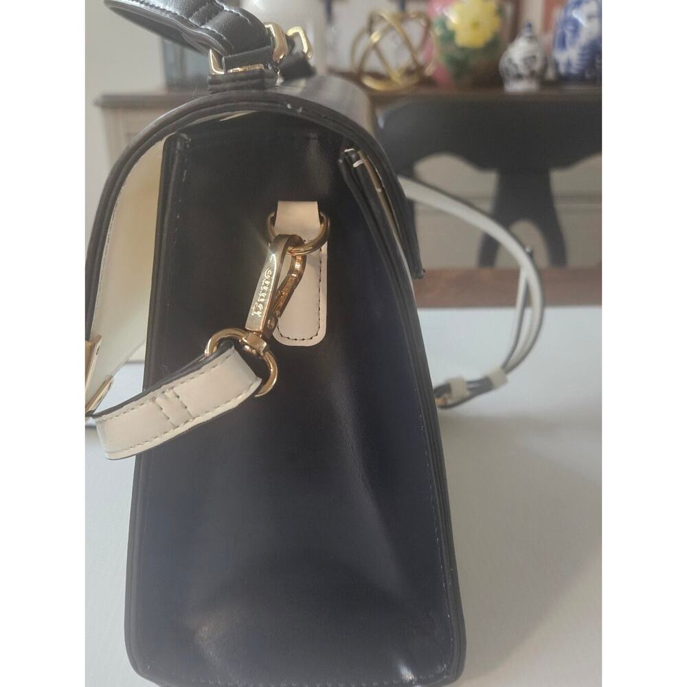 Dune London color block Crossbody Handbag Cream, Navy, Black - Picture 6 of 9